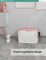 Storage Bins, Nursery Hamper Canvas Laundry Basket Foldable with Waterproof PE Coating Large Storage Baskets for Kids Boys and Girls, Office, Bedroom, Clothes,Toys(Rec-pink cloud )